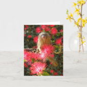 Mico in "wilde" Notecards Kaart (Gele Bloem)