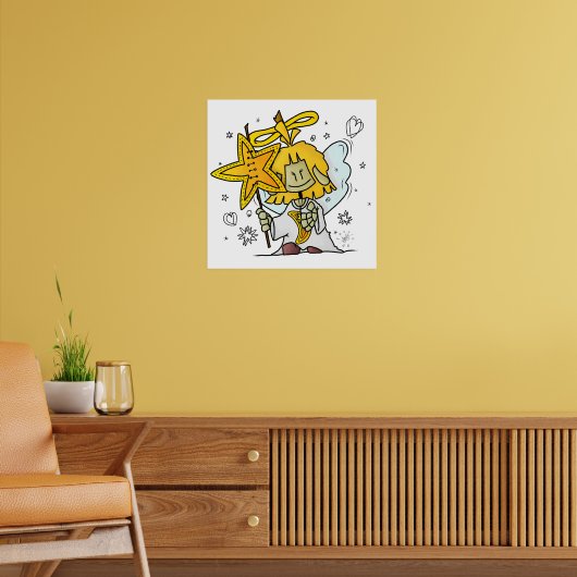 Micol - der fröhliche Sternenengel Poster (Woonkamer 2)