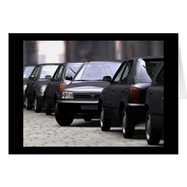 MICRA CAR STUDIE 4 Kaart (Voorkant Horizontaal)