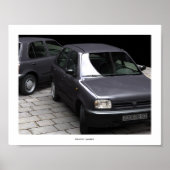 MICRA CAR STUDY 3 Computer Art Poster (Voorkant)