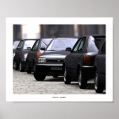 MICRA CAR STUDY 4 Computer Art Poster (Voorkant)