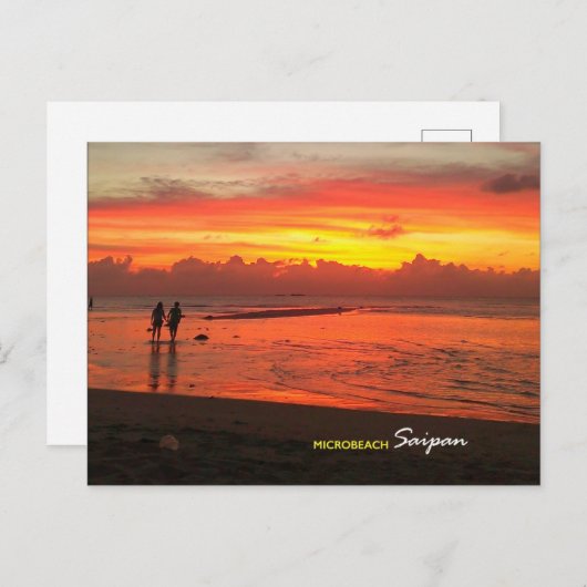 Micro Beach, Briefkaart Saipan (Voorkant / Achterkant)