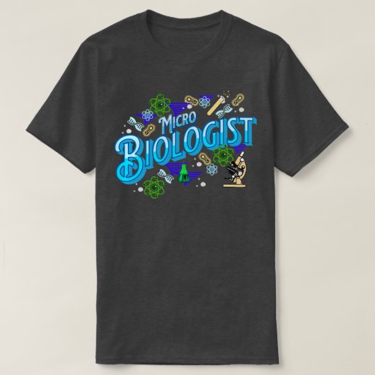 Micro Bioloog T-shirt (Design voorkant)