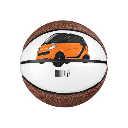 Micro-cartoon illustratie basketbal (Voorkant)