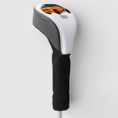 Micro-cartoon illustratie golfheadcover (Schuin)
