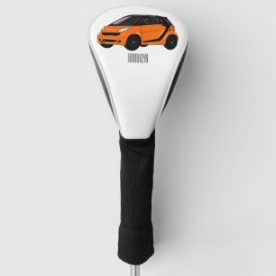 Micro-cartoon illustratie golfheadcover