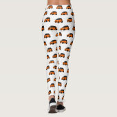 Micro-cartoon illustratie leggings (Achterkant)