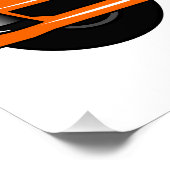 Micro-cartoon illustratie perfect poster (Hoek)