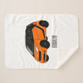 Micro-cartoon illustratie sherpa deken (Voorkant (horizontaal))