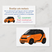 Micro-cartoon illustratie visitekaartje (Voorkant / Achterkant)