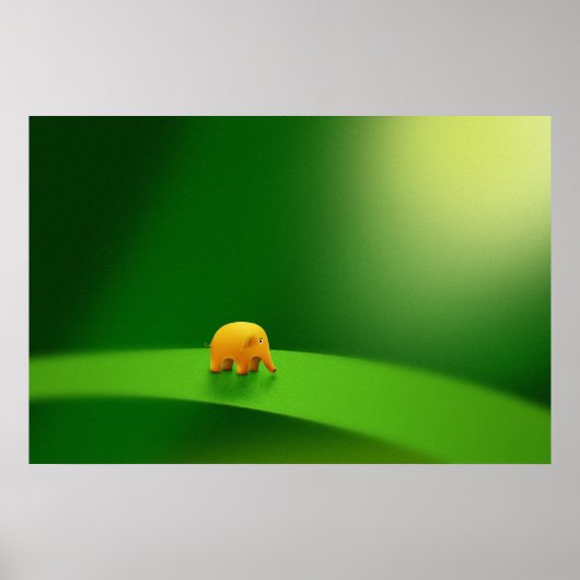 Micro-dieren - olifant poster (Voorkant)