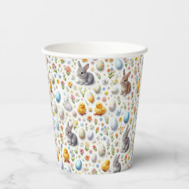 Micro Ditsy Easter Paper Cups Papieren Bekers