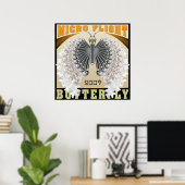 Micro Flight Butterfly Poster (Thuiskantoor)