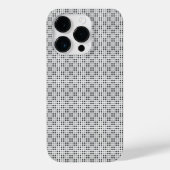 Micro geruite witte iPhone-beschermer Case-Mate iPhone Case (Achterkant)