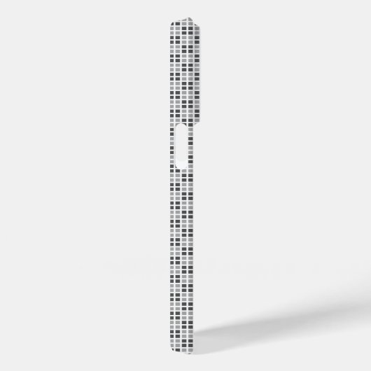 Micro geruite witte iPhone-beschermer Case-Mate iPhone Case (Achterkant / Rechts)