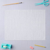 Micro Hearts Navy Blau - Wit Tissuepapier (Craft)