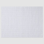 Micro Hearts Navy Blau - Wit Tissuepapier (Voorkant)