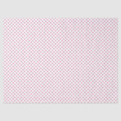 Micro Hearts Raspberry - Wit Tissuepapier (Voorkant)