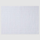 Micro Hearts True Blue - Wit Tissuepapier (Voorkant)