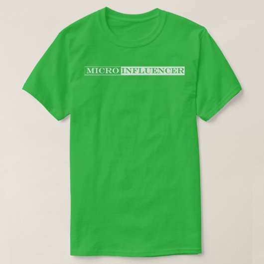 micro-influencer t-shirt (Design voorkant)
