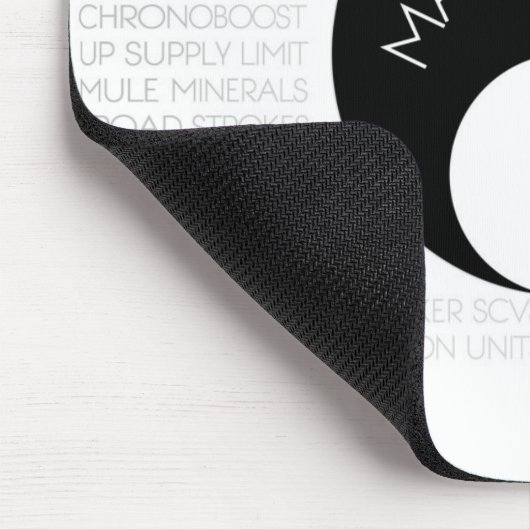 Micro Macro-balans 1a2a3a Mousepad Muismat (Hoek)