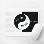 Micro Macro-balans 1a2a3a Mousepad Muismat (Met muis)