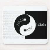 Micro Macro-balans 1a2a3a Mousepad Muismat (Voorkant)