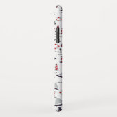 Micro Nautical Pattern  stijl print. Case-Mate iPhone Case (Achterkant/rechts)