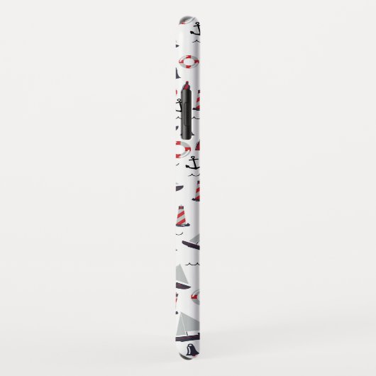 Micro Nautical Pattern  stijl print. Case-Mate iPhone Case (Achterkant/rechts)