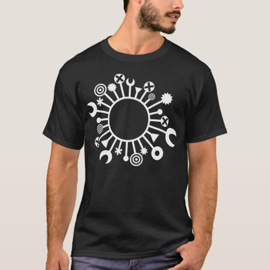 Micro-organisme - Wit T-shirt (Voorkant)
