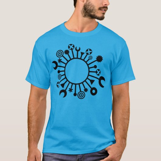 micro-organisme - Zwart T-shirt (Voorkant)