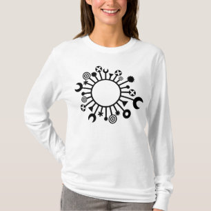 micro-organisme - zwart t-shirt