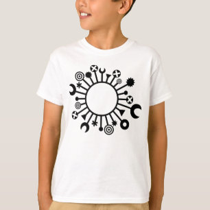 micro-organisme - zwart t-shirt