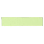 Micro Polka Stip Wit - Lente Groen Korte Tafelloper (Horizontaal)