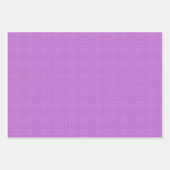 Micro Polkadot Wit - Orchidee Paars Inpakpapier Vel (Voorkant 3)