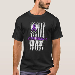 Micro Preemie Nicu New Dad Succeed vroegtijdige ge T-shirt