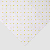 Micro Stars Goud Geel - Wit Tissuepapier (Detail)