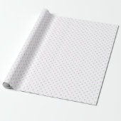 Micro Stars Soft Lilac - Wit Cadeaupapier (Uitgerold)