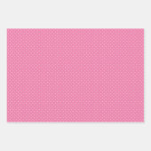 Micro Stars White - Fuchsia Pink Inpakpapier Vel (Voorkant 3)