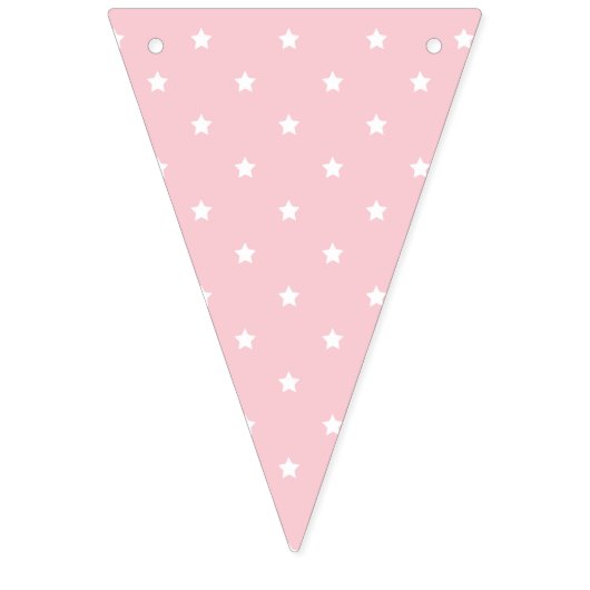 Micro Stars White - Pink Vlaggetjes (Eerste vlag)
