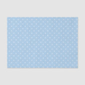 Micro Stars Wit - Baby Blau Tissuepapier (Voorkant)