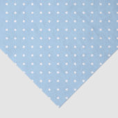 Micro Stars Wit - Baby Blau Tissuepapier (Detail)