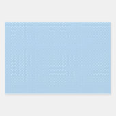 Micro Stip Wit - Baby Blauw Inpakpapier Vel (Voorkant 3)