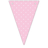 Micro Stip Wit - Licht Roze Vlaggetjes (Tweede vlag)