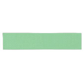Micro Stip Wit - Zomer Groen Korte Tafelloper (Horizontaal)