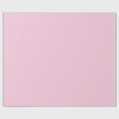 Micro Stippen Wit - Licht Roze Cadeaupapier (Vlak)