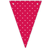 Micro Stippenwit - Framboos Rood Vlaggetjes (Tweede vlag)
