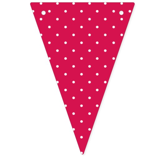 Micro Stippenwit - Framboos Rood Vlaggetjes (Eerste vlag)