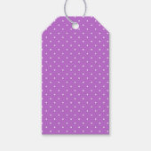 Micro Stippenwit - Orchidee Paars Cadeaulabel (Voorkant)