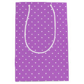 Micro Stippenwit - Orchidee Paars Medium Cadeauzakje (Voorkant)
